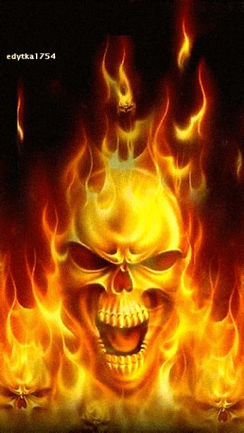 Skull flames Skull Tattoo Design, Skull Tattoos, Skull Design, Ghost ...