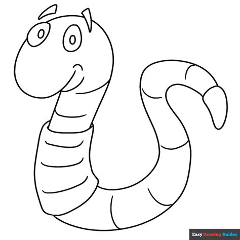 Insect Coloring Pages Colouring Pages Worm Drawing White Worms | The ...