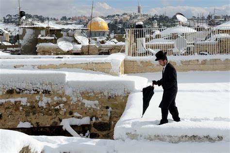 Snow in Israel: Unusual winter storm hits Middle East [PHOTOS] - UPI.com