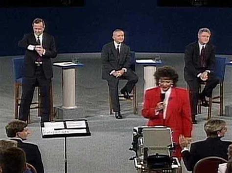 Five unforgettable gaffes in presidential debate history - George H.W. Bush, 1992 | The Economic ...