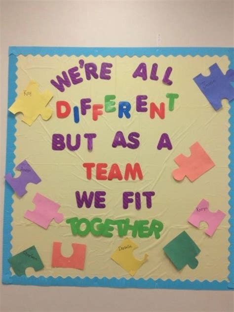 Team Building Quotes For Teachers. QuotesGram | Work bulletin boards ...