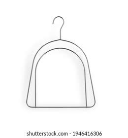 Modern Stylish Metal Clothes Hanger Metal Stock Photo 1946416306 ...