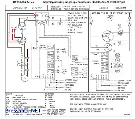 Goodman Package Heat Pump Wiring Diagram | Wiring Library - Heat Pump Thermostat Wiring Diagram ...