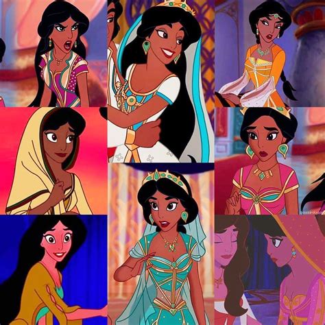 Disney Remake on Instagram: "🕌 1992 Jasmine in her 2019 Outfits ...