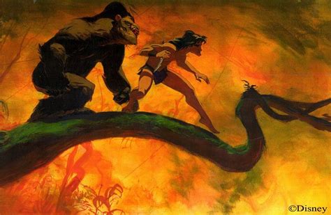 Tarzan Concept | Disney concept art, Disney art, Tarzan