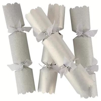 Buy Tesco Luxury Silver & White Christmas Crackers, 6 Pack from our All Christmas range - Tesco