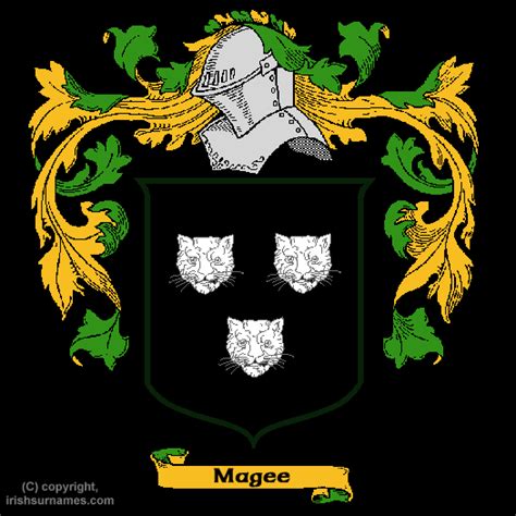 Magee Coat of Arms, Family Crest - Free Image to View - Magee Name Origin History and Meaning of ...