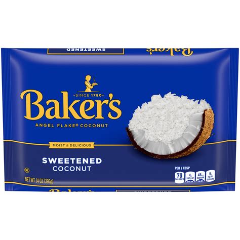 Baker’s Sweetened Angel Flake Coconut, 14 oz Bag - Walmart.com