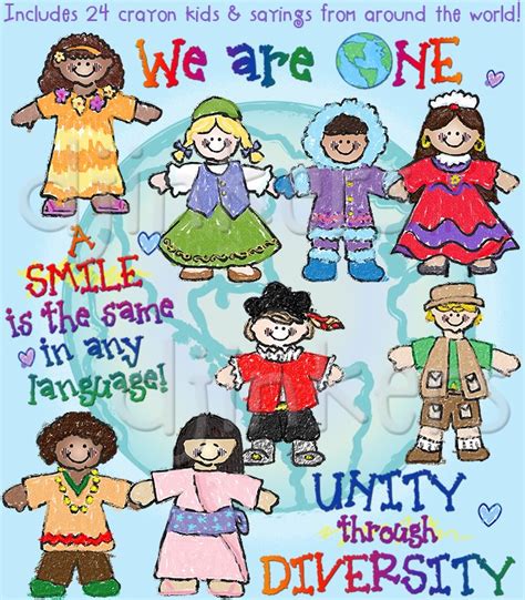 diversity world clipart - Clipground