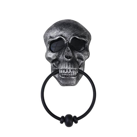 New Halloween Trick Props, Prank Novelty Decoration, Halloween Skull Doorbell, Creepy Door ...