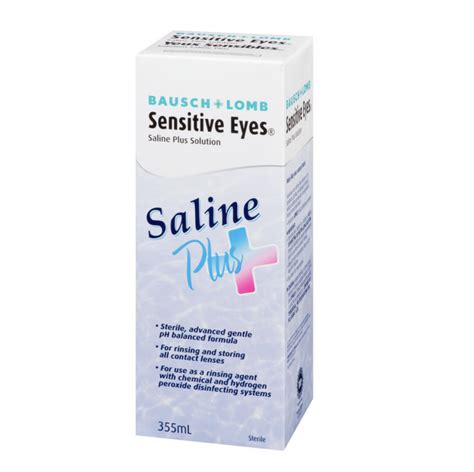 Bausch & Lomb Saline Solution Plus | #1 Best Recommended For Sensitive Eyes | Real Eyes Optometry