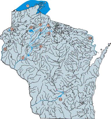 Lake sturgeon hook and line harvest areas | Fishing Wisconsin | Wisconsin DNR