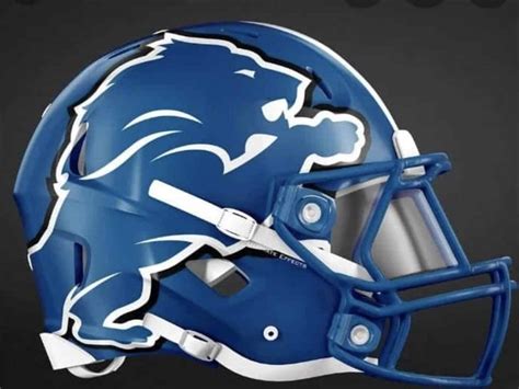 Detroit Lions: Concept Honolulu blue Detroit Lions concept helmet is ...