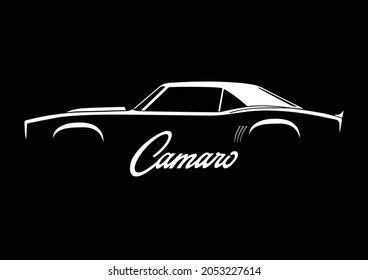 Chevrolet Camaro Logo Black Background