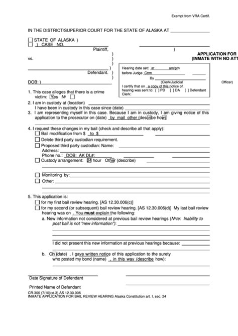 70 Alaska Court Forms And Templates free to download in PDF