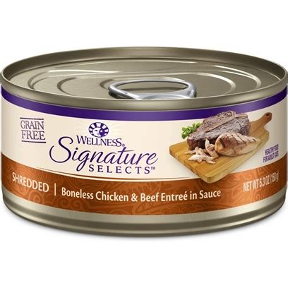Wellness Signature Selects Grain Free Natural White Meat Chicken and Beef Entree in Sauce Wet ...
