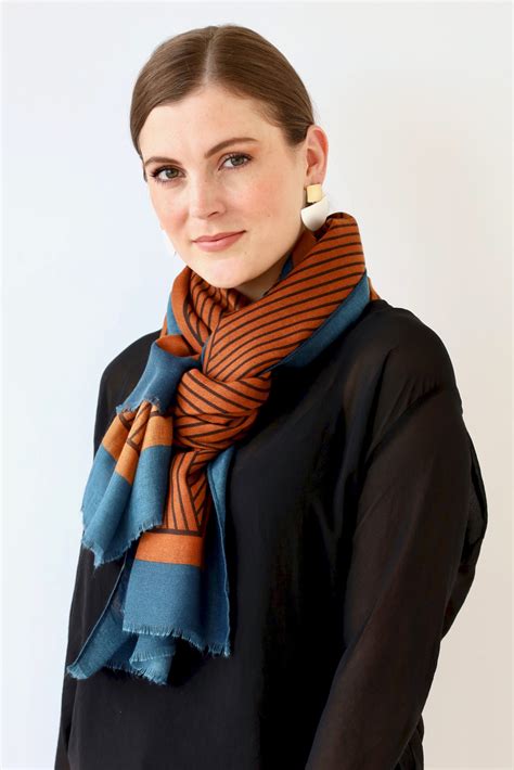 Striped Triangles Scarf – Archer House Collections