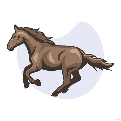 Running mustang horse Royalty Free Vector Image - Clip Art Library