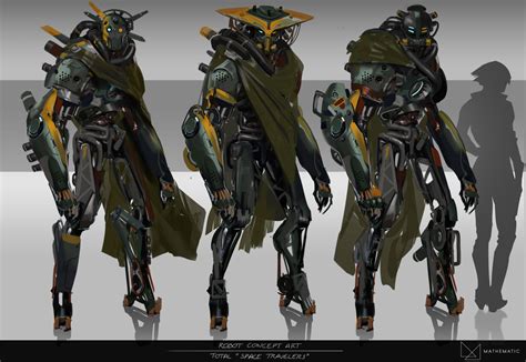 ArtStation - Robot Concept Art / Space Travellers