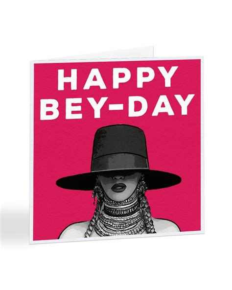 Beyonce Birthday Card | Etsy