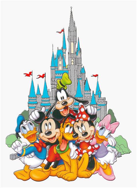 Fab 6 Castle - Cartoon Disney World Castle, HD Png Download - kindpng