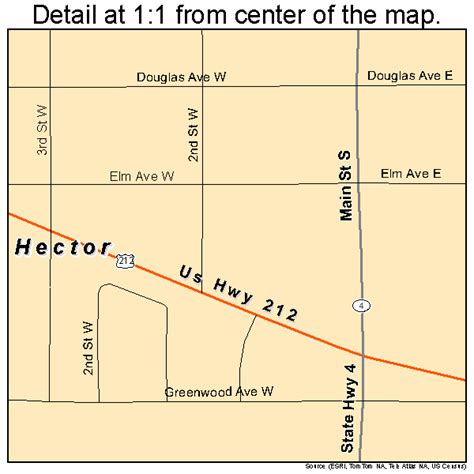 Hector Minnesota Street Map 2728124