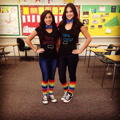 Great Twin Day Costume For Spirit Week Twin Day, Spirit Week Outfits ...