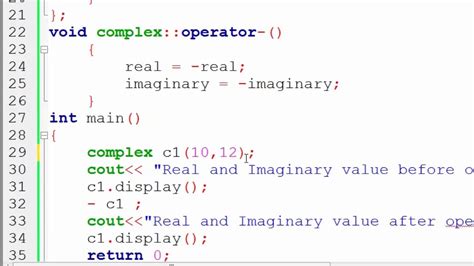 135. Unary Operator overloading in C++ (Hindi) - YouTube