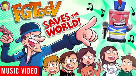 FGTEEV SAVES THE WORLD! 🎵 Exclusive Book Song! (New York Times Best ...