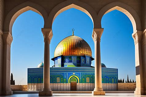 Palestine Al Aqsa Mosque Architecture Building Background, Wallpapers, Al Aqsa Mosque, Palestine ...