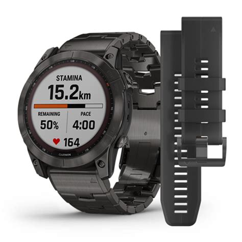 Buy Garmin fenix 7X Sapphire Solar Carbon Grey DLC Titanium with Carbon ...