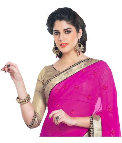 Patang International Multicoloured Brasso Saree Combos - Buy Patang ...