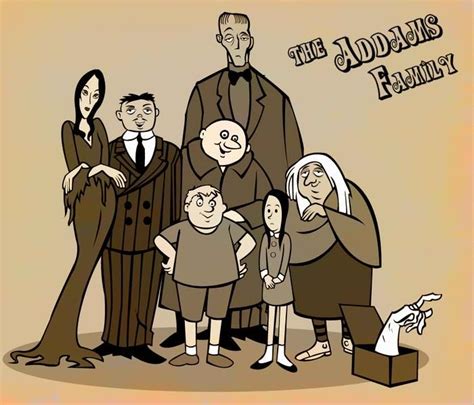 Pin by Paul Theodore on HALLOWEEEEEEEN!!!! | Addams family cartoon, Family cartoon, Old school ...