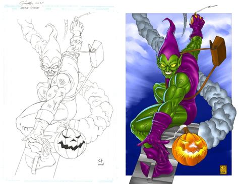 Free Green Goblin Coloring Pages Free, Download Free Green Goblin Coloring Pages Free png images ...
