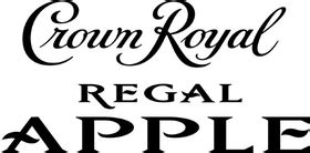 Crown Royal Regal Apple Decal / Sticker 03