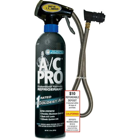 A/C Pro Ultra Synthetic A/C Recharge R-134a Kit, 20 oz, CA Only - Walmart.com - Walmart.com