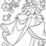 Princess Aurora Dancing Coloring Pages  Hellokidscom sketch template