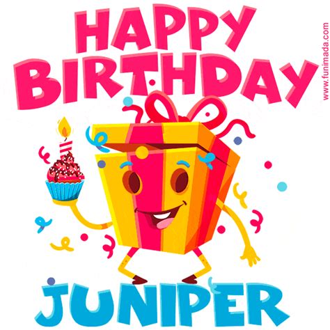 Funny Happy Birthday Juniper GIF | Funimada.com