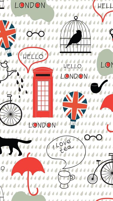 London | London wallpaper, Doodle illustration, American flag wallpaper