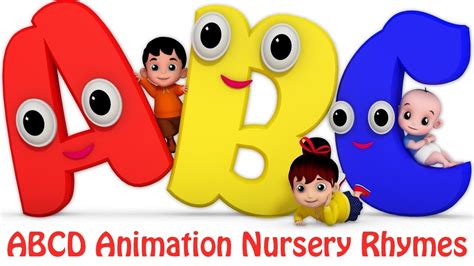 ABCD Rhyme | learning Rhyme & Song Video For Kids - YouTube