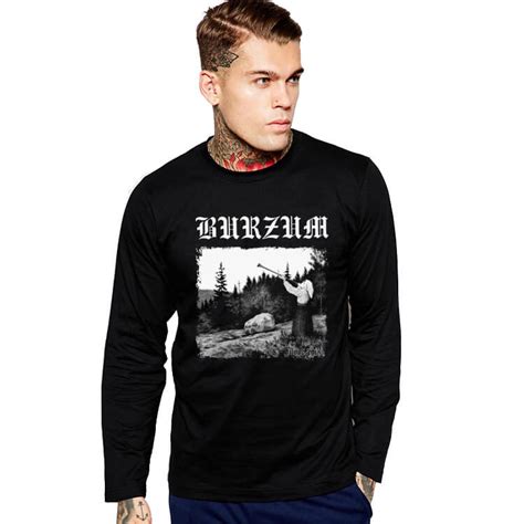 Burzum Black Metal Tee varg vikernes Long Sleeve Tshirt | WISHINY