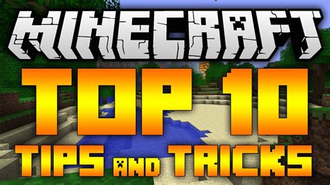 Top 10 Minecraft Tips and Tricks (Minecraft 1.12) - 2017 [HD] - YouTube