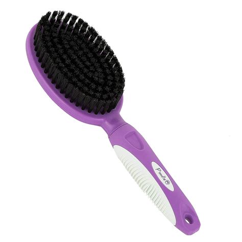 Soft Bristle Dog Brush for Short Haired Cats Or Dogs - Firm Bristles to Remove Dust, Dirt, and ...