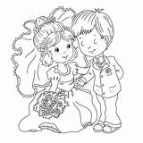 Wedding Coloring Page For Kids  Home sketch template
