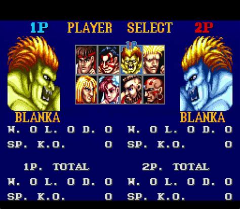 Street Fighter II - Pick The Same Character in Vs Mode - Pug Hoof Gaming