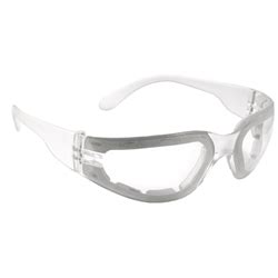 Clear Mirage Foam-Lined Anti-Fog Safety Glass