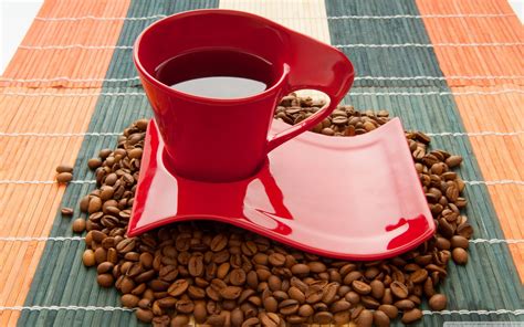 Red Coffee Cup Wallpaper - Cups and Dishes Wallpaper (28466310) - Fanpop