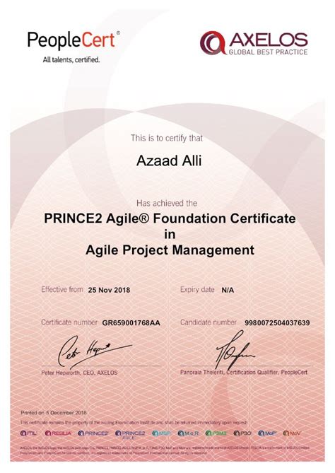 (PDF) PRINCE2 Agile® Foundation Certificate in Agile Project ...