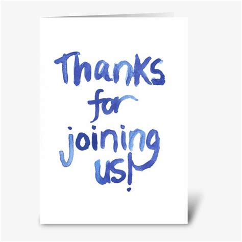 Thanks For Joining Us Baby Boy Greeting Card - Thanks For Joining Us Transparent PNG - 700x792 ...