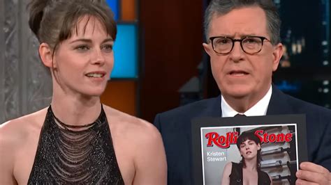 Kristen Stewart Slams Criticism of Rolling Stone Cover, Stephen Colbert Says CBS Asked Him Not ...